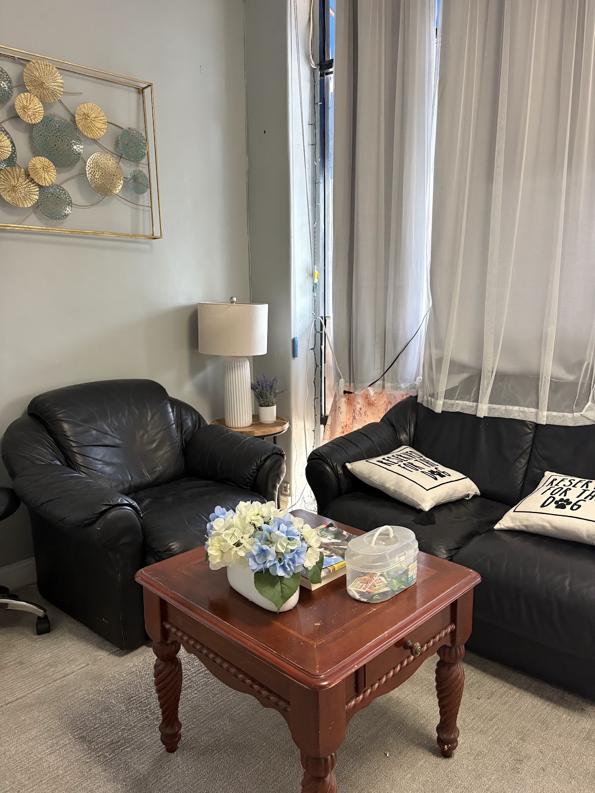 Welcoming reception area